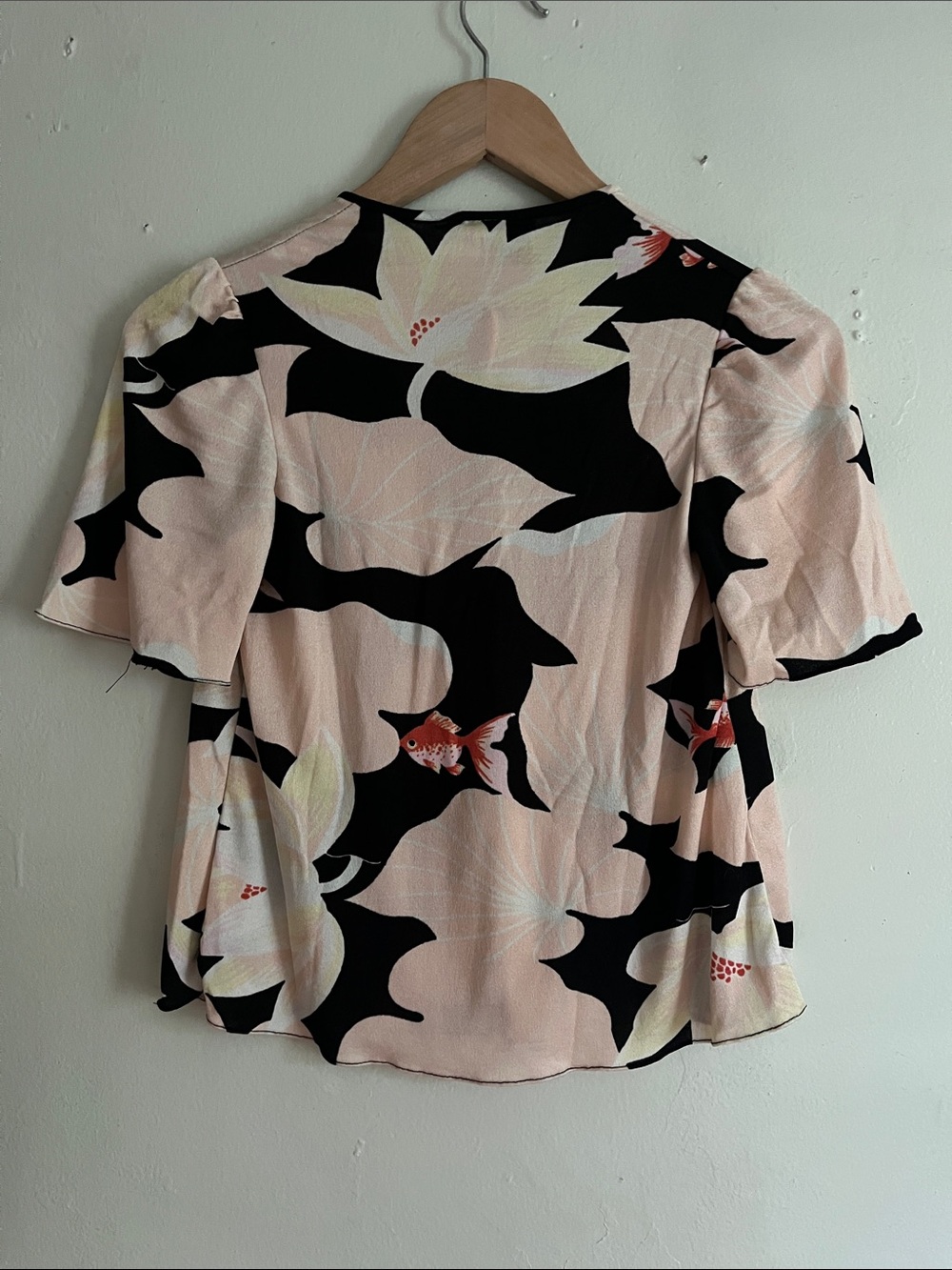Vintage fish blouse - Picture 5 of 9